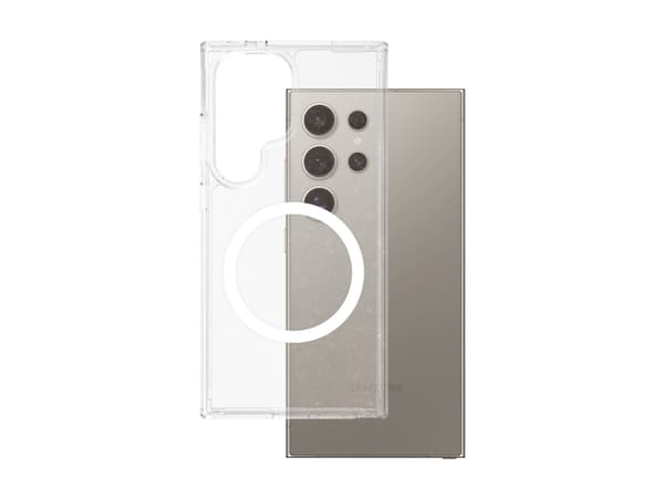 CARE by PanzerGlass Urban Combat - Baksidedeksel for mobiltelefon - termoplast-polyuretan (TPU), polykarbonat - hvit, stjernebelyst - for Samsung Gal
