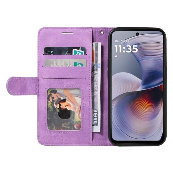 KT Plånboksfodral till Motorola Moto G55 - Lila