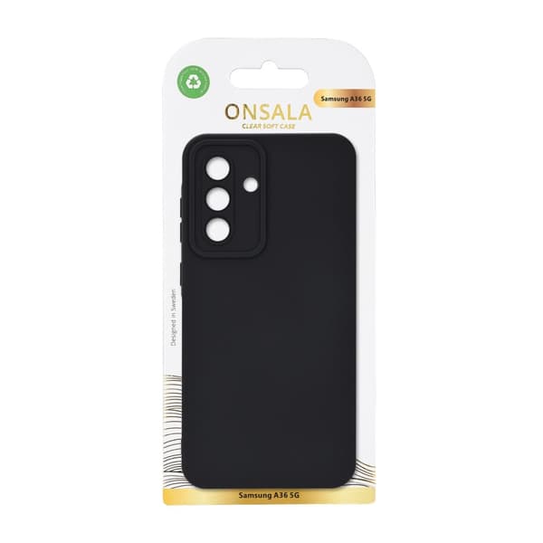 Onsala Back Silicone Touch Recycled Samsung A36 5G Black