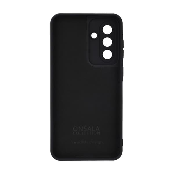 Onsala Cover Samsung A56 5G Silikoneeffekt Sort