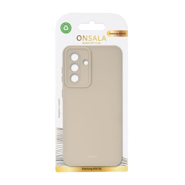 Onsala Mobildeksel Samsung A56 5G Bakside med Silikonfølelse Resirkulert Betong