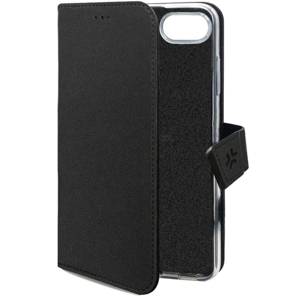 Celly Wally Wallet Case iPhone SE 4 Svart