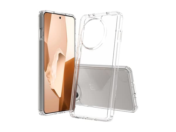 Screenor Bumper - Baksidesskydd för mobiltelefon - termoplastisk polyuretan (TPU), akryl - transparent - för OnePlus 13R