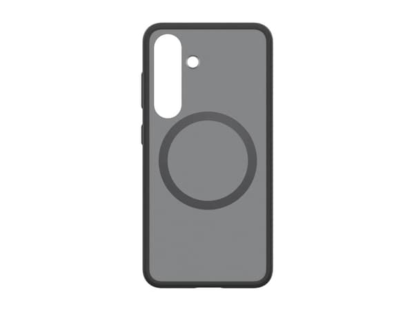 Spigen Capella GP-FPS931PGB - Baksidedeksel for mobiltelefon - stativ - termoplast-polyuretan (TPU), polykarbonat (PC) - frostsvart - for Galaxy S25