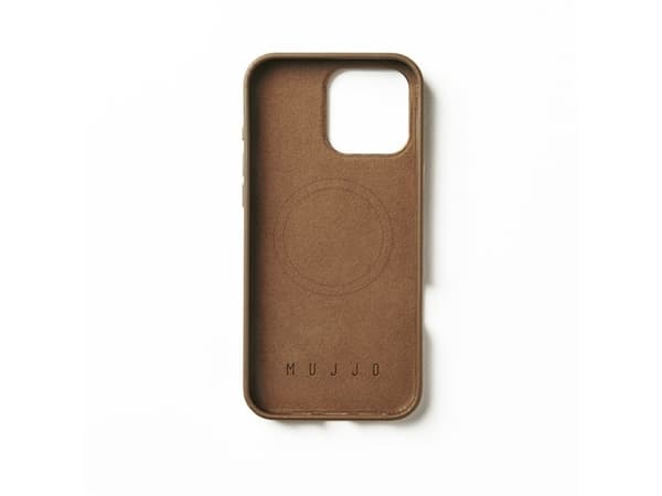 Troubadour Goods Mujjo nahkakotelo iPhone 16 Pro Maxille - ruskea