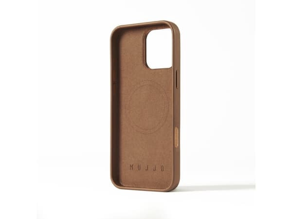 Troubadour Goods Mujjo nahkakotelo iPhone 16 Pro Maxille - ruskea