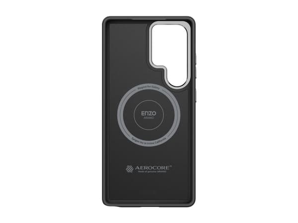 Spigen Enzo GP-FPS938PGA - Baksidedeksel for mobiltelefon - aramid magnet - aramidfiber, termoplast-polyuretan (TPU), carbon finish, eloksert alumini