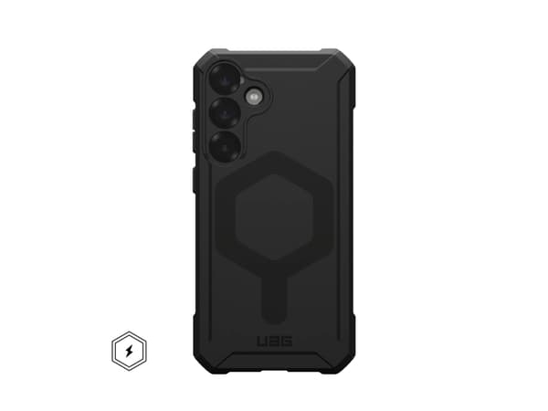 Urban Armour Gear Essential, Deksel, Samsung, Galaxy S25 Plus, 17 cm (6,7"), Sort