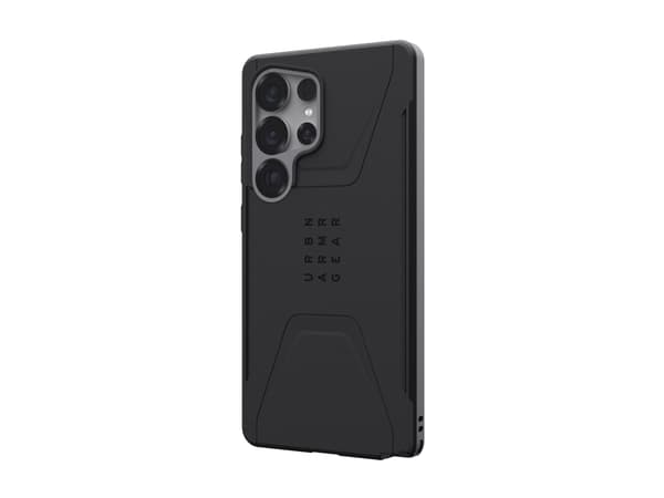 UAG Civilian Series - Baksidesskydd för mobiltelefon - MagSafe-kompatibilitet - polykarbonat (PC) - svart - för Samsung Galaxy S25 Ultra