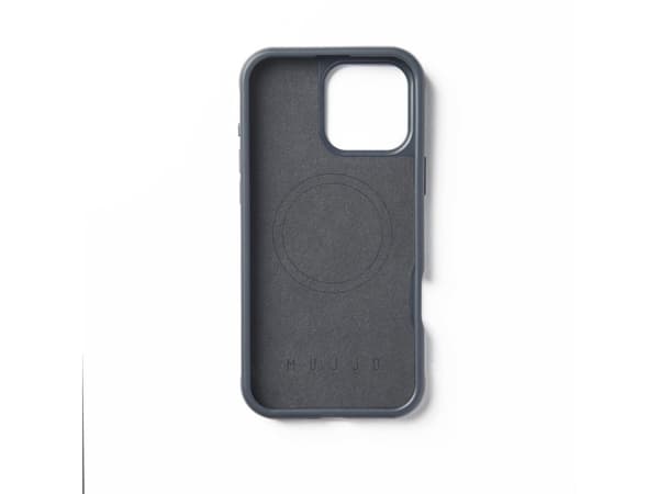 Mujjo Shield kotelo iPhone 16 Pro Max - teräs sininen