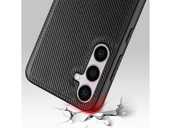 nevox StyleShell NYLO, Deksel, Samsung, Galaxy S25 Plus, 17,3 cm (6,8"), Sort