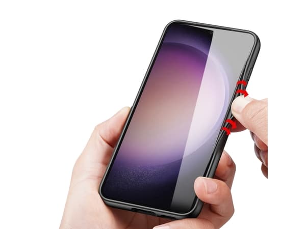 nevox StyleShell NYLO, Deksel, Samsung, Galaxy S25 Plus, 17,3 cm (6,8"), Sort