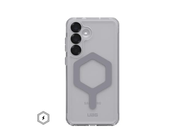 Urban Armor Gear Plyo Pro, Omslag, Samsung, Galaxy S25 Plus, 17 cm (6.7"), Silver, Transparent