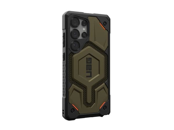 Urban Armor Gear Monarch Pro Kevlar, Etui, Samsung, Galaxy S25 Ultra, 17,3 cm (6.8"), Sort, Grønn