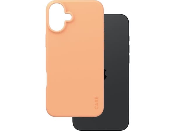 PanzerGlass CARE by ® Fashionable Case Peachy iPhone 16 Plus, Apple, Apple - iPhone 16 Plus, Dry application, Scratch resistant, Shock resistant, Tra