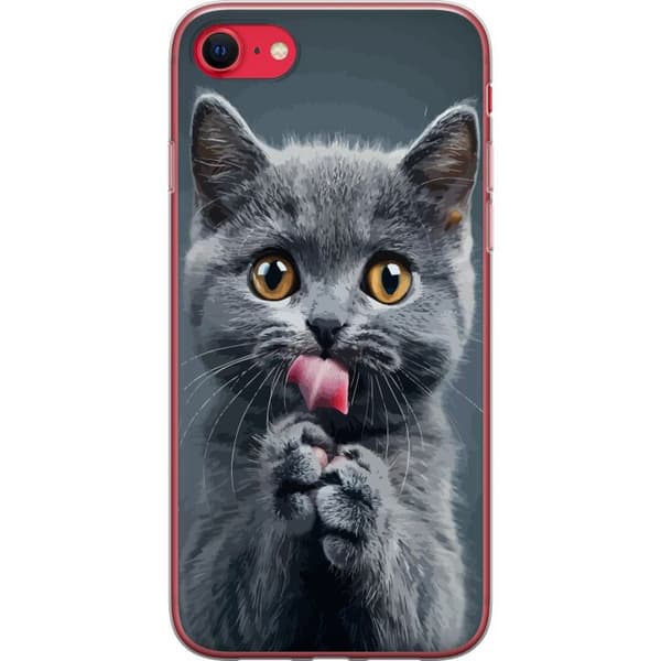 Apple iPhone 8 Läpinäkyvä kuori Kissa