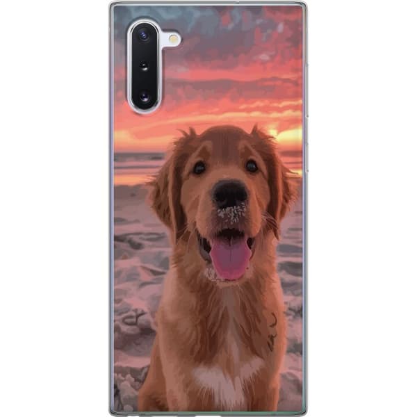 Samsung Galaxy Note10 Gjennomsiktig deksel Hund