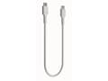 Miniatyrbilde 5 av 5: USB-C-kabel 0,3m 100W Greencell PowerFlex Hurtiglading PD Snow White