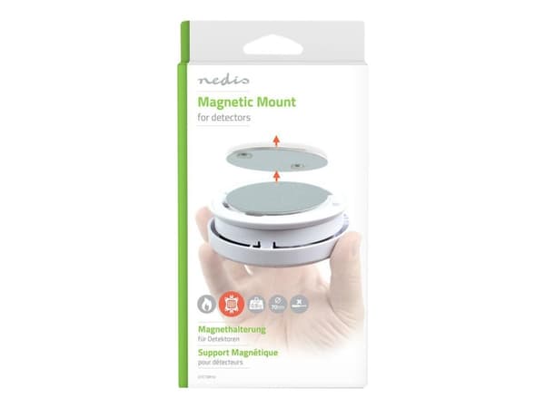 Nedis Magnetic Mount, Pintakiinnitys, Hopea, Metalli, 1 kpl, 74 g, 111 mm