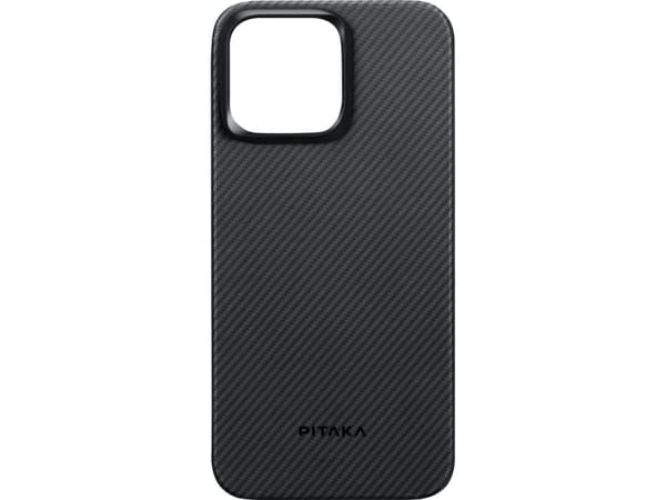 Pitaka MagEZ Case 4 600D for iPhone 15 Plus svart/grå twill