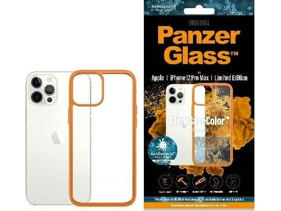 PanzerGlass 0284, Etui, Apple, Apple - iPhone 12 Pro Max, Oransje