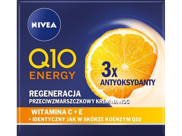 NIVEA_Q10 Energy ryppyjä ehkäisevä voide coc Regeneration 3x Antioksidantit 50ml