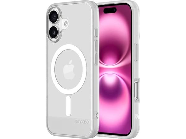Incase INPH190401-CLR, Cover, Apple, iPhone 16, 15.5 cm (6.1"), Translucent