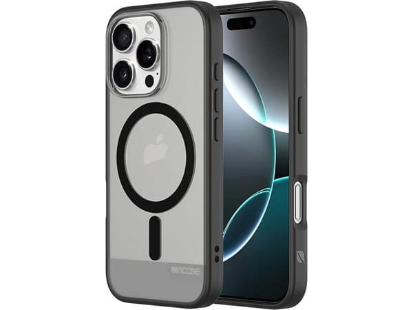 Incase INPH190402-BLK, Etui, Apple, iPhone 16 Pro, 16 cm (6.3"), Sort, Translucent