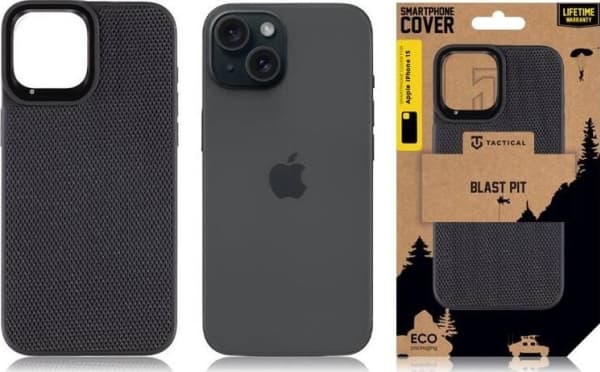 Tactical Tactical Blast Pit Cover for Apple iPhone 15 Black standard