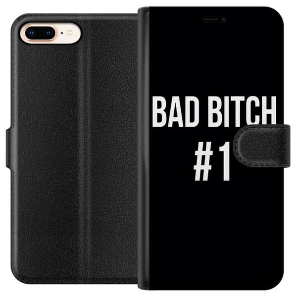 Apple iPhone 8 Plus Lompakkokotelo Bad Bitch #1