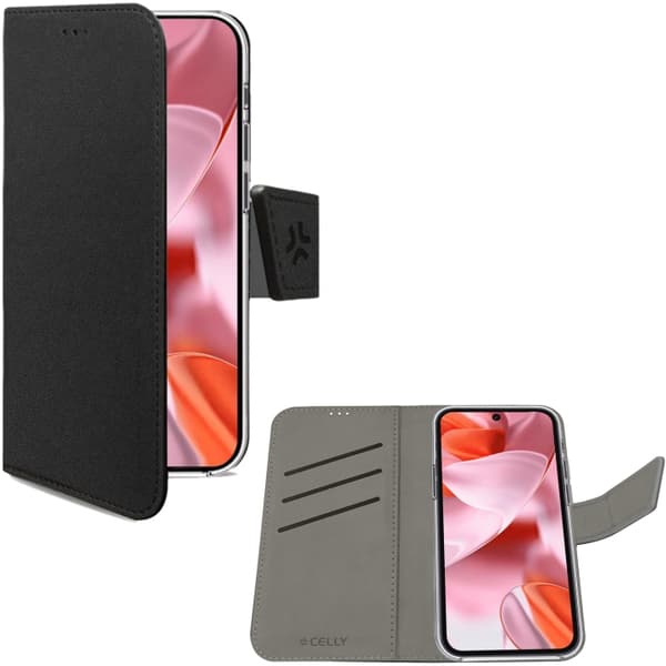Celly Lommebokveske Google Pixel 9 / Pixel 9 Pro Svart