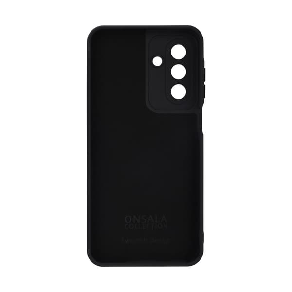 Onsala Mobiilikuori Samsung A26 5G Takapuoli Silikonituntumalla Kierrätetty Musta