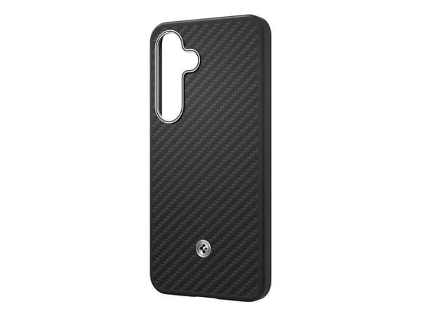 Spigen Enzo Aramid, skal, Samsung, Galaxy S25+, 17 cm (6,7"), svart, silver