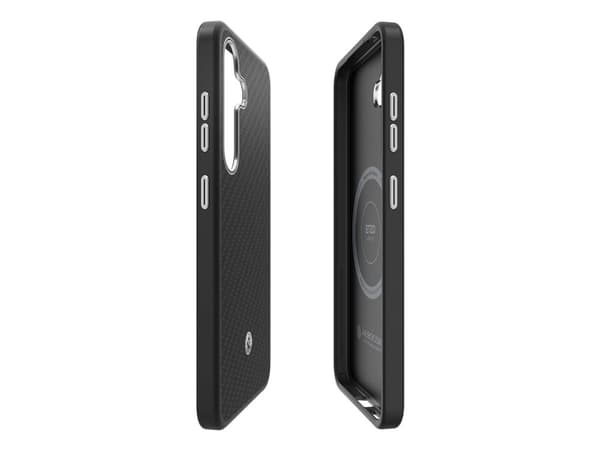 Spigen Enzo Aramid, skal, Samsung, Galaxy S25+, 17 cm (6,7"), svart, silver
