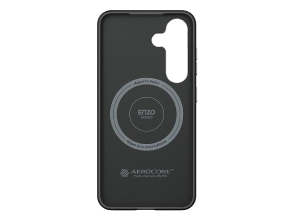 Spigen Enzo Aramid, skal, Samsung, Galaxy S25+, 17 cm (6,7"), svart, silver