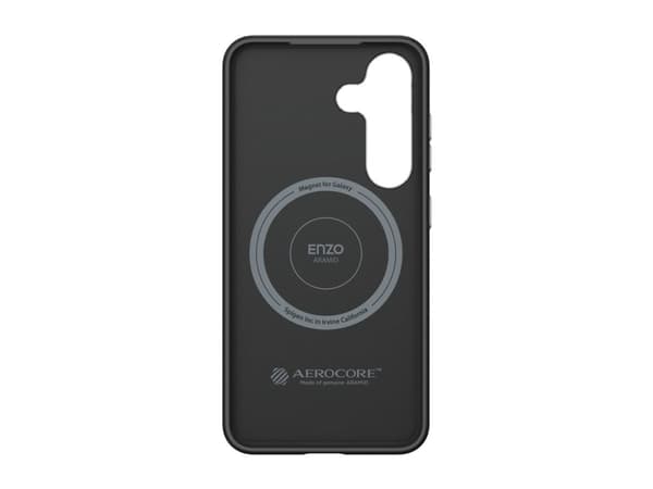 Spigen Enzo GP-FPS931PGA - Baksidedeksel for mobiltelefon - aramid magnet - aramidfiber, termoplast-polyuretan (TPU), carbon finish, eloksert alumini