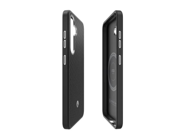 Spigen Enzo GP-FPS931PGA - Baksidedeksel for mobiltelefon - aramid magnet - aramidfiber, termoplast-polyuretan (TPU), carbon finish, eloksert alumini