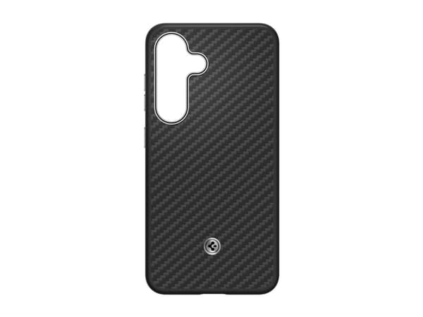 Spigen Enzo GP-FPS931PGA - Baksidedeksel for mobiltelefon - aramid magnet - aramidfiber, termoplast-polyuretan (TPU), carbon finish, eloksert alumini