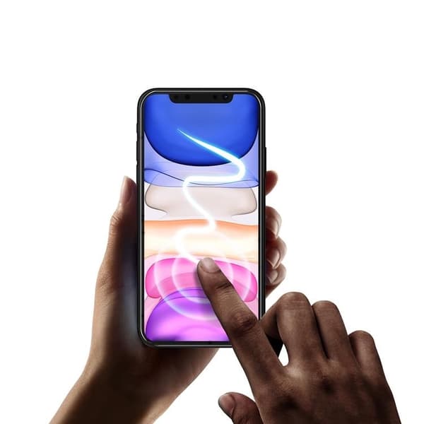 BOOM iPhone XR Härdat Glas Skärmskydd - 2 Pack