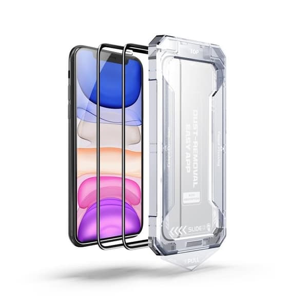 BOOM iPhone XR Härdat Glas Skärmskydd - 2 Pack