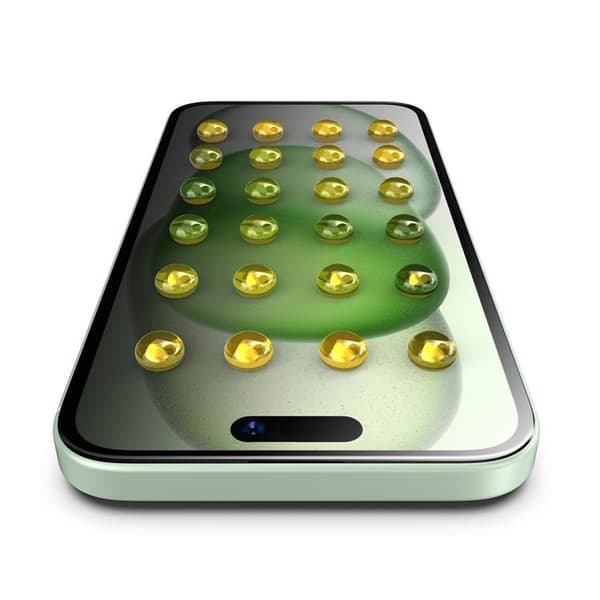 BOOM iPhone 15 Privacy Härdat Glas Skärmskydd 2st