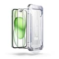 Miniatyrbild 2 av 5: BOOM iPhone 15 Härdat Glas Skärmskydd - 2 Pack