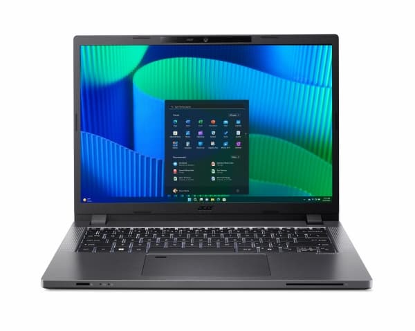 Acer TravelMate P2 TMP214-55-G2-TCO, Intel Core 5, 35,6 cm (14"), 1920 x 1200 piksler, 16 GB, 512 GB, Windows 11 Pro Grå