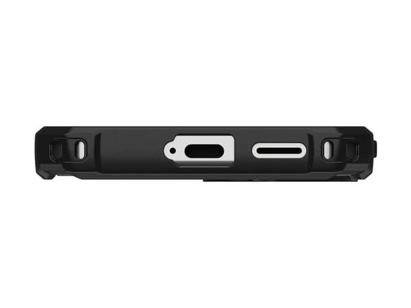 UAG Pathfinder Clear - Baksidedeksel for mobiltelefon - MagSafe-samsvar - termoplast-polyuretan (TPU) - aske - for Samsung Galaxy S25