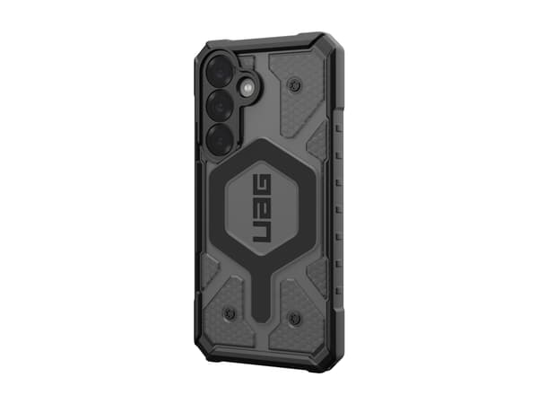 UAG Pathfinder Clear - Baksidedeksel for mobiltelefon - MagSafe-samsvar - termoplast-polyuretan (TPU) - aske - for Samsung Galaxy S25
