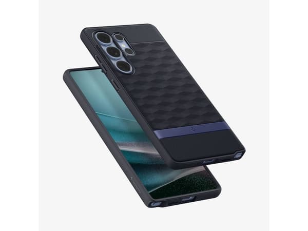 Spigen Parallax (MagFit), Etui, Samsung, Galaxy S25 Ultra, 17,5 cm (6.9"), Marineblå