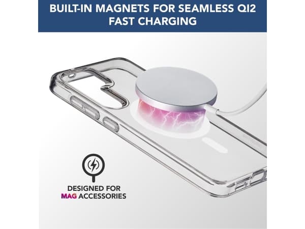 Cellularline 8018080491436, Etui, Samsung, Galaxy S25, Gjennomsiktig