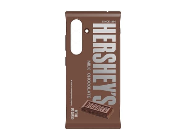 Samsung GP-FPS931SBB - Baksidedeksel for mobiltelefon - brun - Hershey's milk chocolate snack - for Galaxy S25