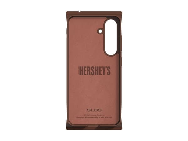 Samsung GP-FPS931SBB - Baksidedeksel for mobiltelefon - brun - Hershey's milk chocolate snack - for Galaxy S25