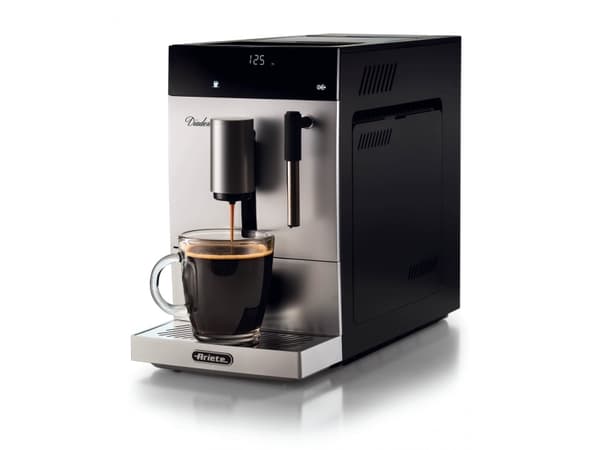 Ariete 1452/01, Espressomaskin, Kaffe bønner, Malt kaffe, 1350 W, Sort, Sølv
